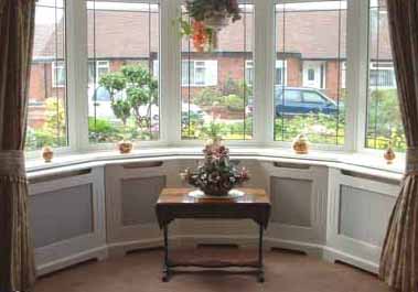 bay window radiator cabinet